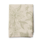 POINSETTIA OLIVE/FLAX TABLECLOTH 150X230CM - Pure Apotheca