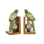 Polly Parrot Resin Bookends - Pure Apotheca