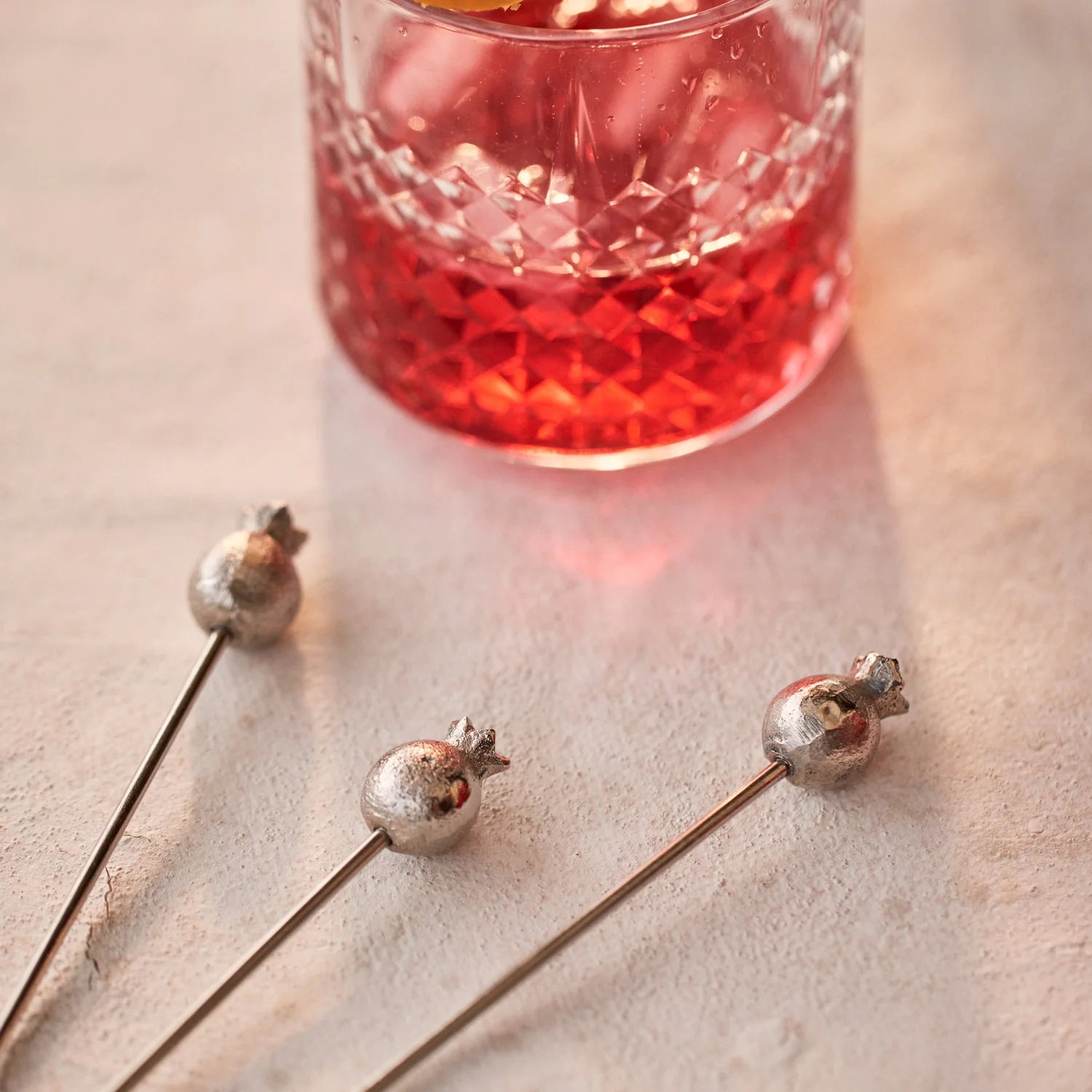 POMEGRANATE COCKTAIL PICK SET/6 - Pure Apotheca