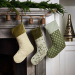 Pomegranate Floral Stocking Green - Pure Apotheca