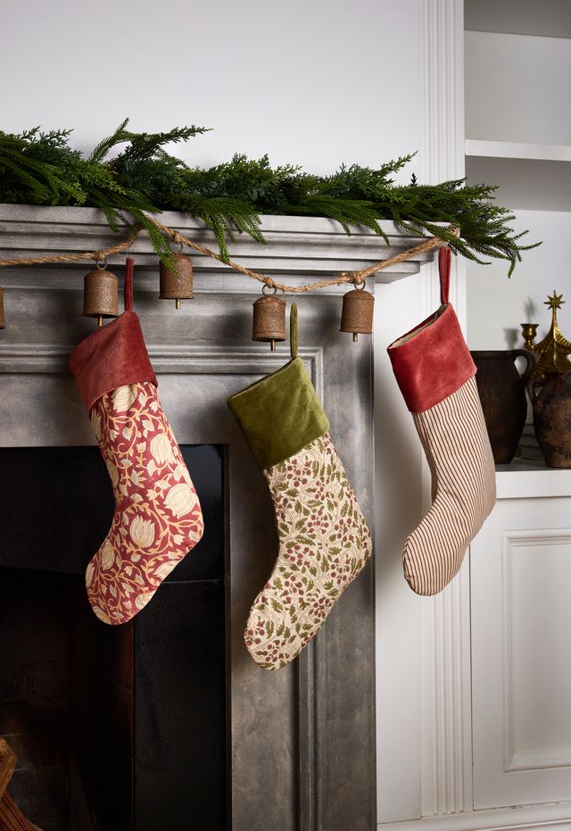 Pomegranate Floral Stocking Red - Pure Apotheca