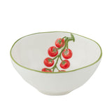 Pomodoro Ceramic Bowl 13x12x6cm Red/Green - Pure Apotheca
