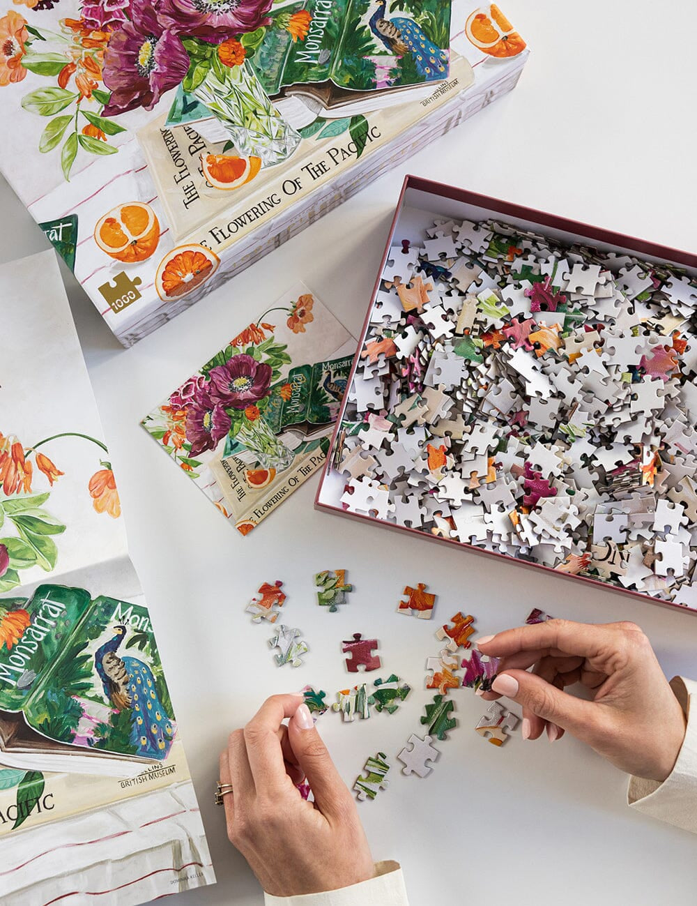 Poppies & Foxglove 1000pc Puzzle - Pure Apotheca