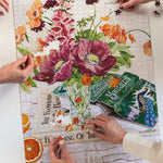 Poppies & Foxglove 1000pc Puzzle - Pure Apotheca