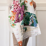 Poppies & Foxglove Linen Tea Towel - Pure Apotheca