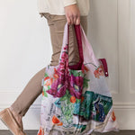 Poppies & Foxgloves Reusable Large Shopping Bag - Pure Apotheca