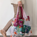 Poppies & Foxgloves Reusable Large Shopping Bag - Pure Apotheca