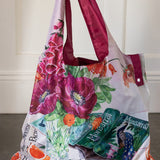Poppies & Foxgloves Reusable Large Shopping Bag - Pure Apotheca