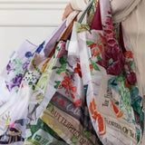 Poppies & Foxgloves Reusable Large Shopping Bag - Pure Apotheca