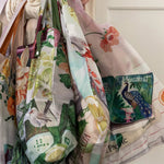 Poppies & Foxgloves Reusable Large Shopping Bag - Pure Apotheca