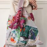 Poppies & Foxgloves Reusable Large Shopping Bag - Pure Apotheca