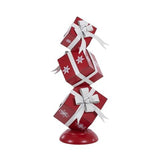 Present Stack Metal 26x66cm Red/White - Pure Apotheca