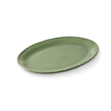 CELESTE GREEN BOBBLE OVAL PLATTER SMALL