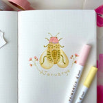 Primrosia Blushing Pink Dot Grid Notebook - Pure Apotheca