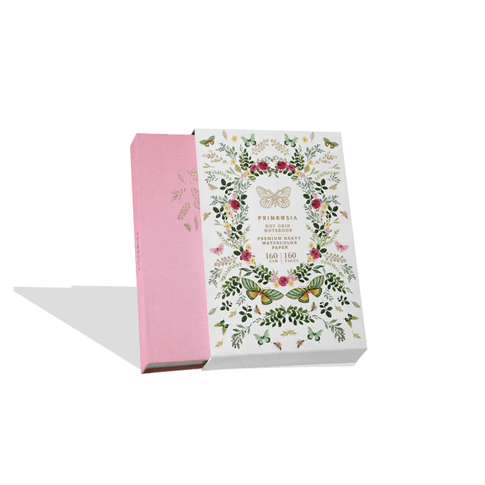 Primrosia Blushing Pink Dot Grid Notebook - Pure Apotheca