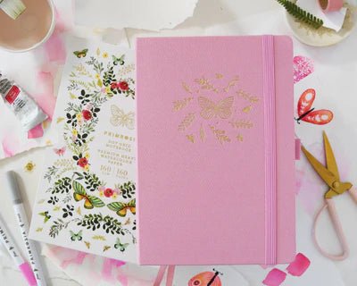 Primrosia Blushing Pink Dot Grid Notebook - Pure Apotheca