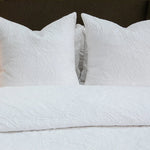 Provence Damask White King Single/Double Bedspread Set - Pure Apotheca