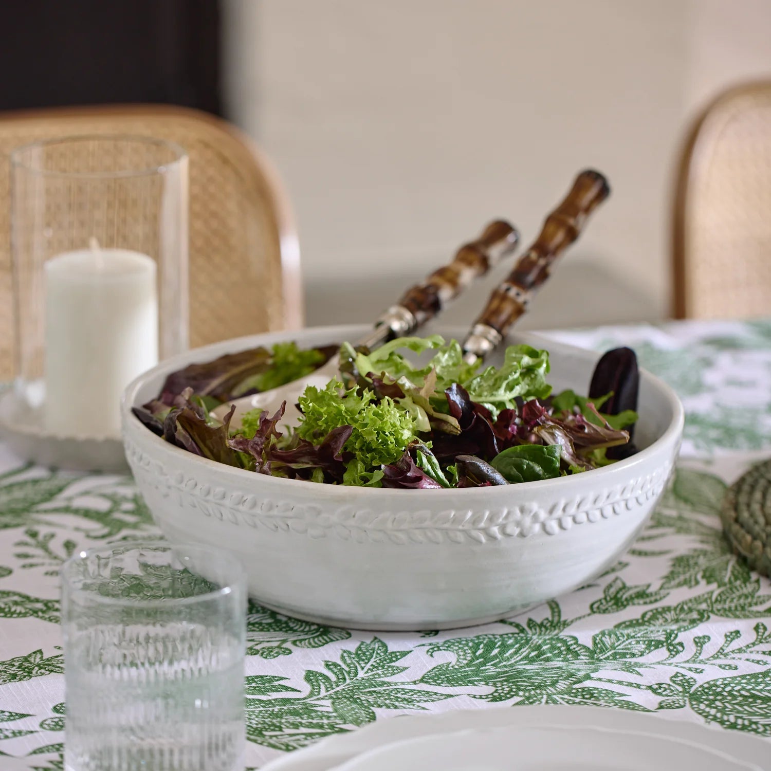 PROVENCE SERVING BOWL WHITE - Pure Apotheca