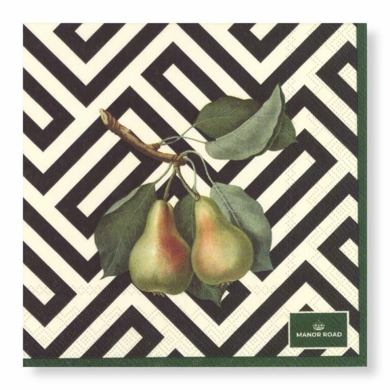 Provincial Pear Luncheon Napkin 20pk - Pure Apotheca