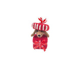 Puppy in a Present Box Felt Figurine - Pure Apotheca