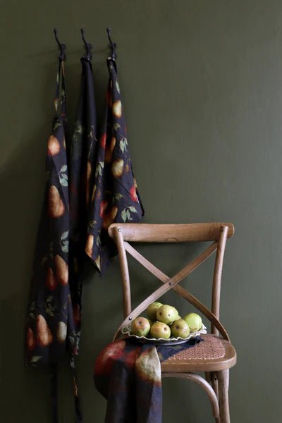 Raphael Vintaged Linen Tea Towel - Beaucoup Poire - Pure Apotheca
