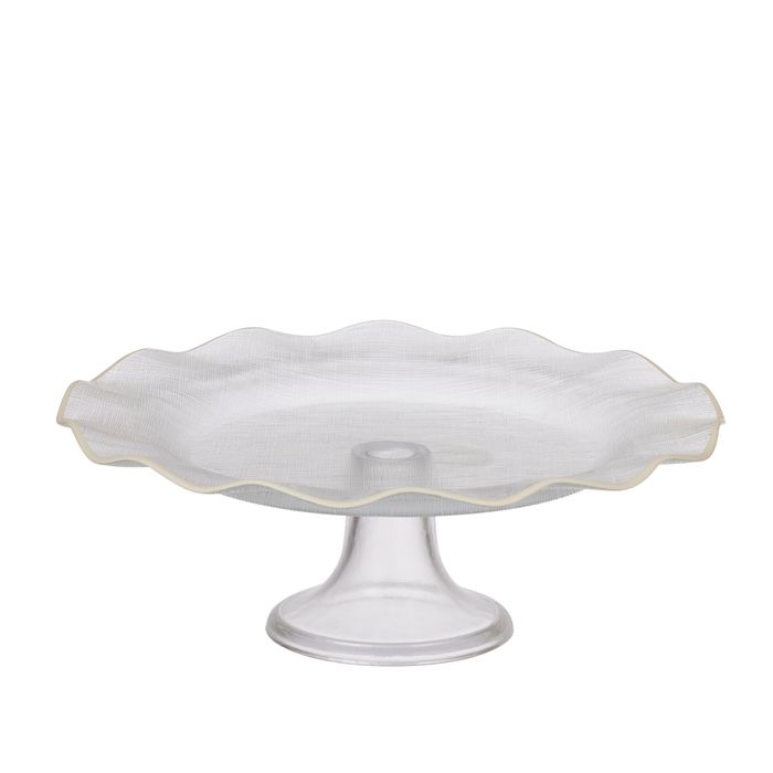 Raquel Glass Footed Cake Stand - Pure Apotheca
