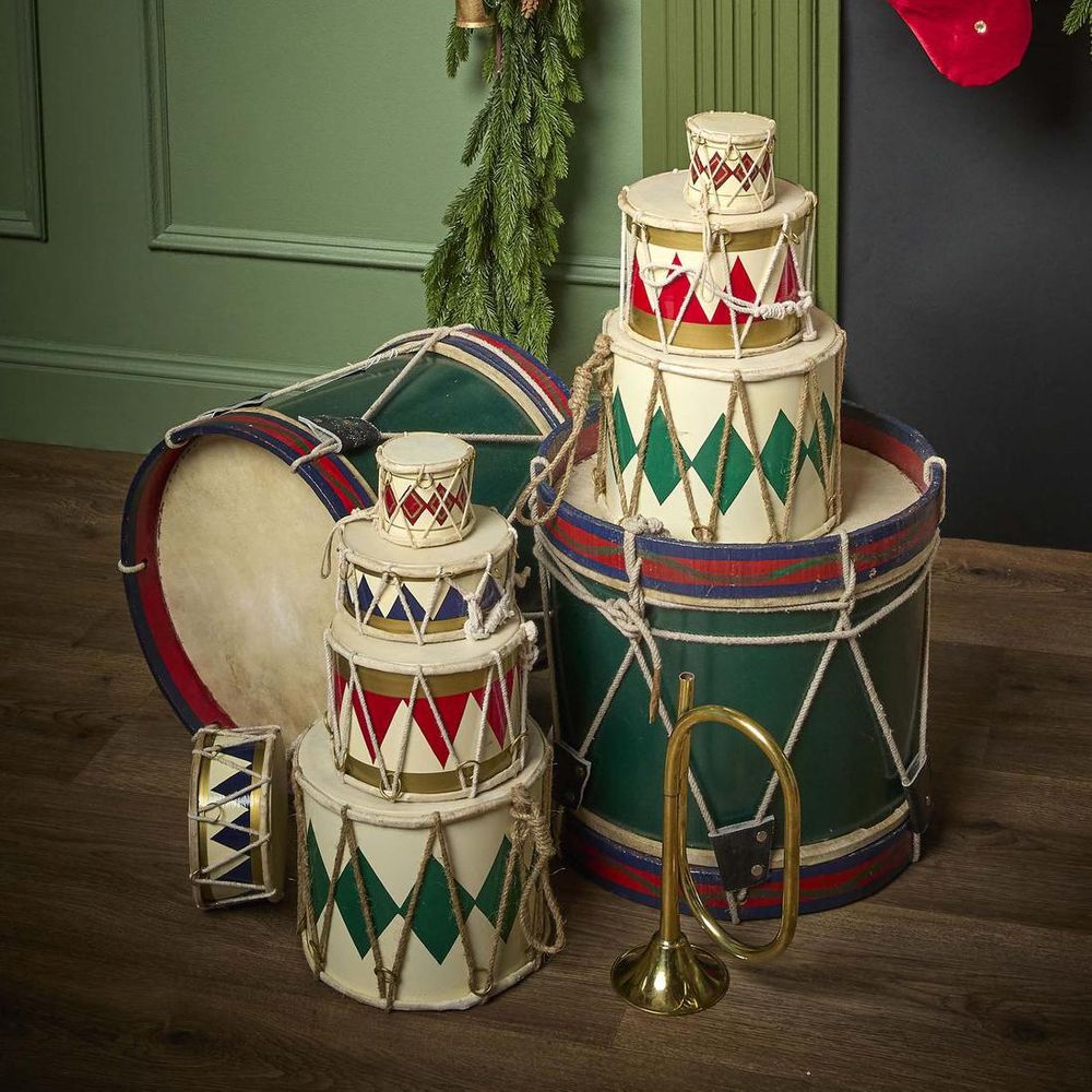 Rawhide Diamond Drum Large Green - Pure Apotheca