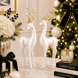 RAZ 16.25" Pearl Deer Christmas Figurine - Pure Apotheca