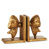 RAZ 8" Gold Bow Book Ends - Pure Apotheca