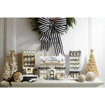 Raz Bows & Baubles Lighted Paper Christmas Hotel 13" - Pure Apotheca