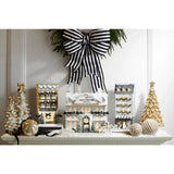Raz Bows & Baubles Lighted Paper Christmas Hotel 13" - Pure Apotheca