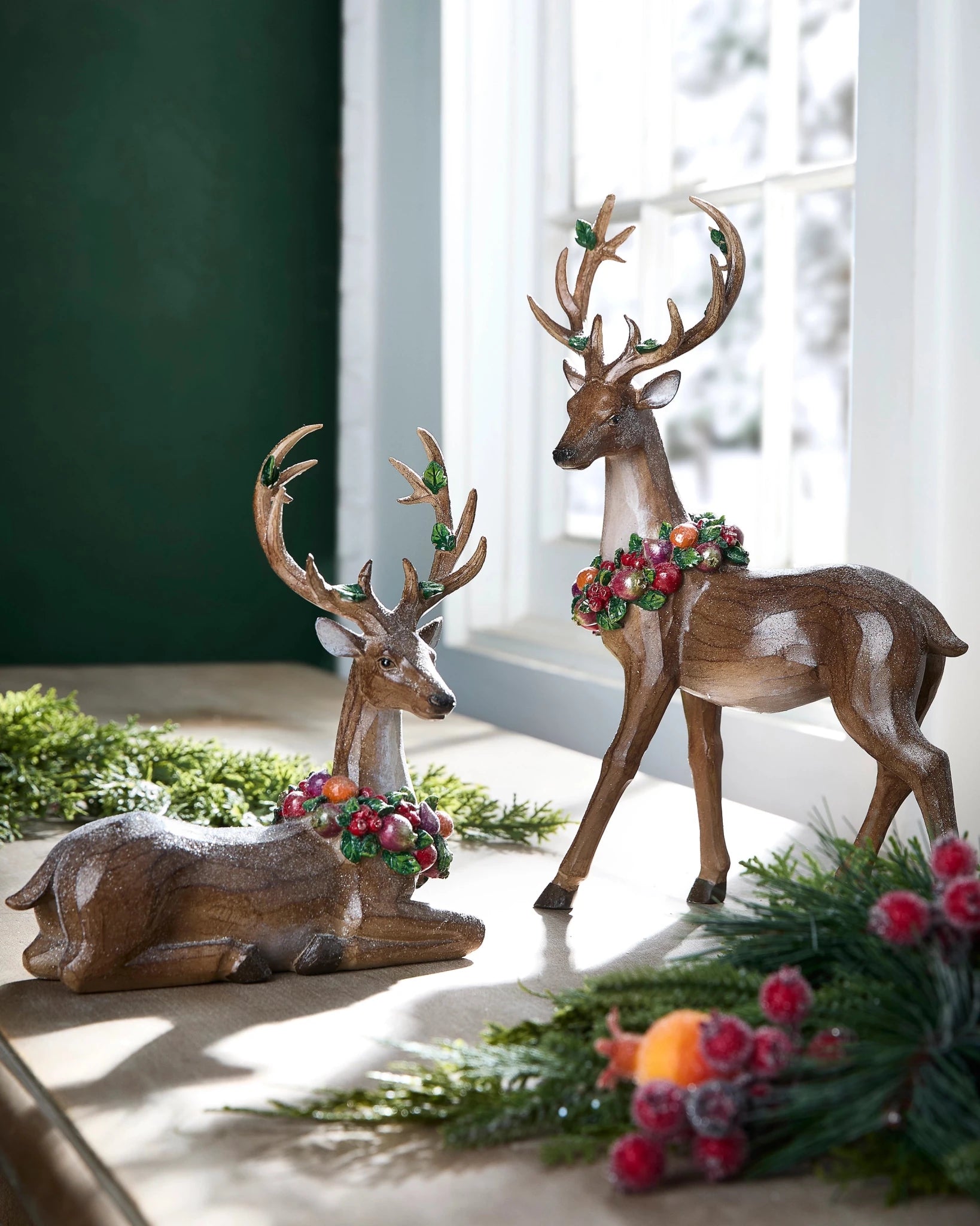 RAZ Enchanted Forest 13" Enchanted Deer Set/2 - Pure Apotheca