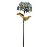 RAZ Gilded Blue Hydrangea Stem 71cm - Pure Apotheca