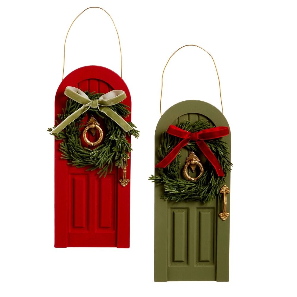 RAZ Home For The Holidays - 24.1cm/9.5" Holiday Door Hanging Ornament (2AT) - Pure Apotheca