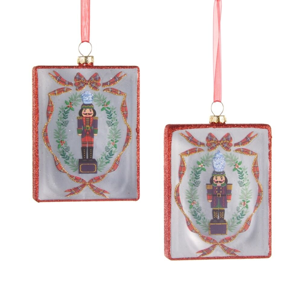 RAZ Home For The Holidays Noble Nutcracker Rectangle Hanging Ornament 11.4cm/4.5" - Pure Apotheca