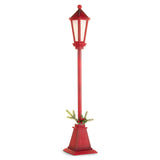 RAZ Light Up LED Red Distressed Lamppost 91cm - Pure Apotheca