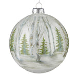 RAZ Winterfolk Birch Forest Ball Bauble 11.5cm/4.5" - Pure Apotheca