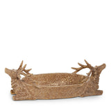 RAZ Woodland Carved Deer Bowl 17.25" - Pure Apotheca