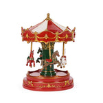 RED AND GOLD MUSICAL CAROUSEL - Pure Apotheca