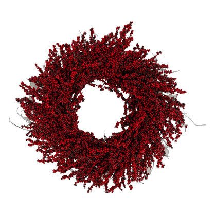 RED BERRY WREATH 65CM - Pure Apotheca