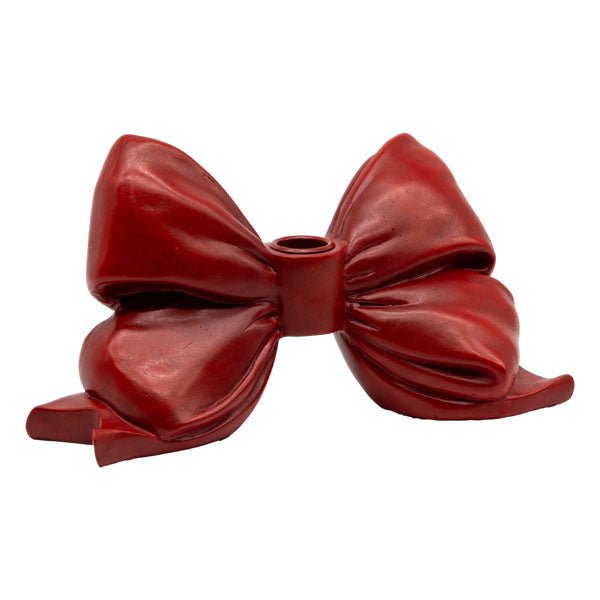 RED BOW CANDLE HOLDER - Pure Apotheca