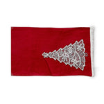 Red Christmas Tree Table Runner 40x180cm - Pure Apotheca