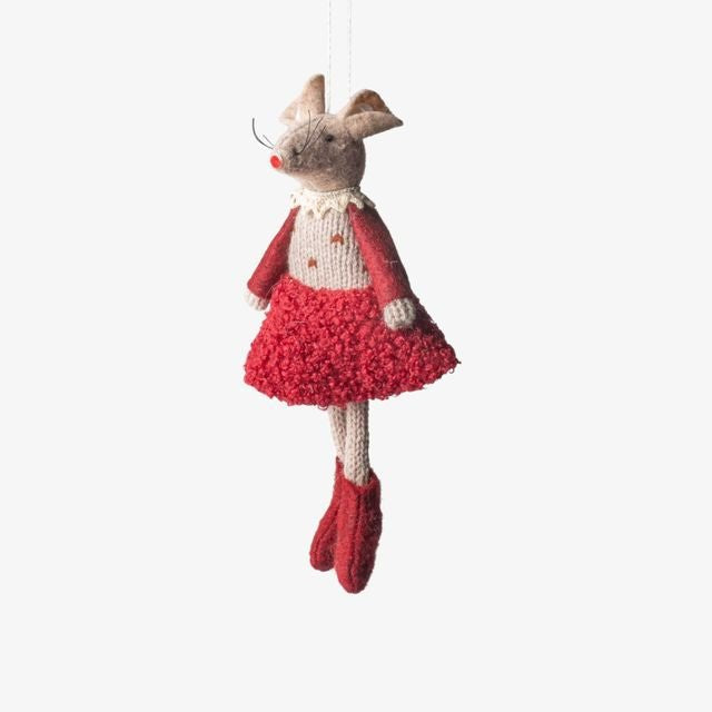 Red Edna Mouse Hanging - Pure Apotheca
