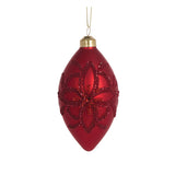 RED EMBELLISHED BEAD DROP BAUBLE - Pure Apotheca