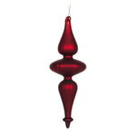 RED FROSTED DISC FINIAL - Pure Apotheca