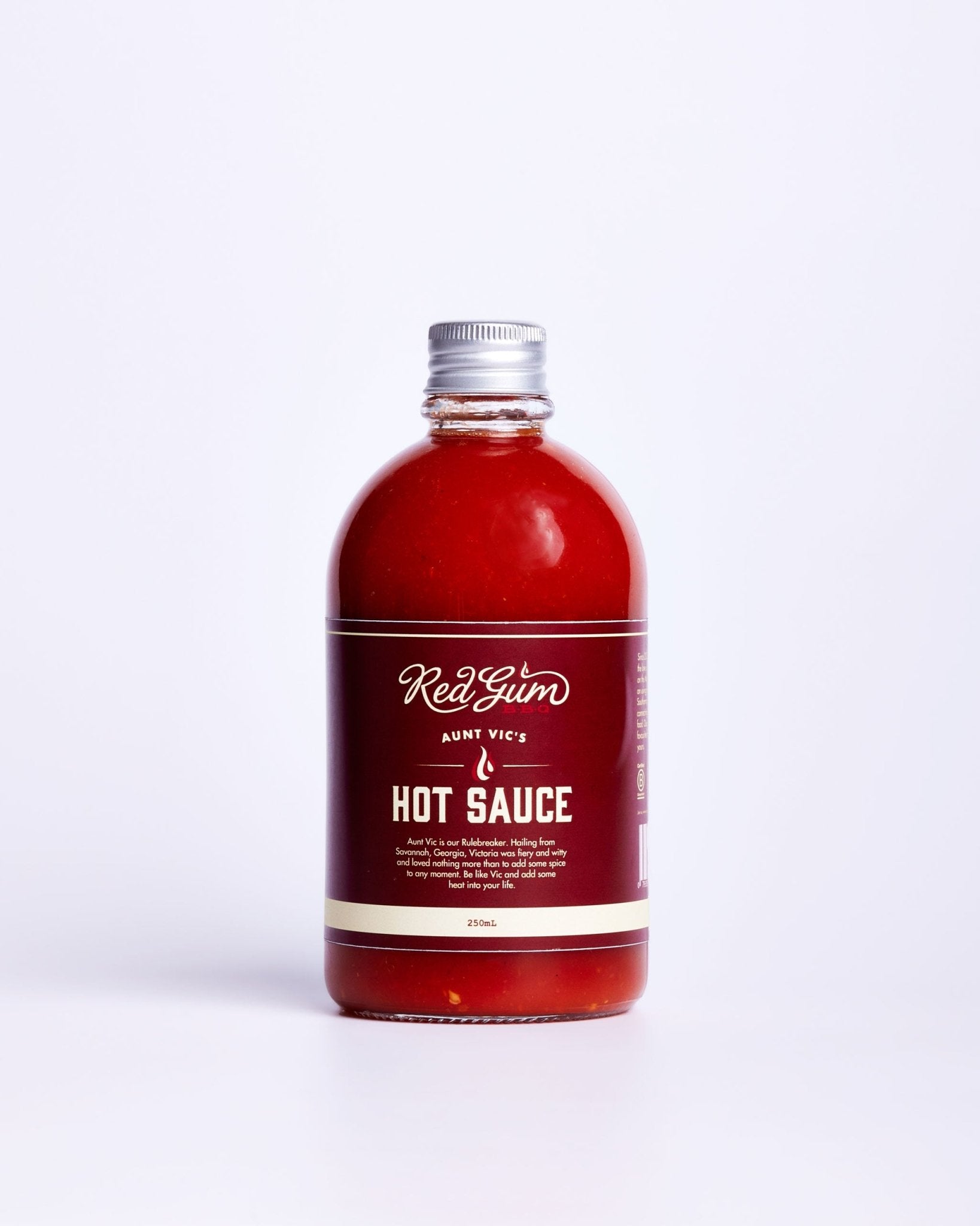 Red Gum BBQ Aunt Vic’s Hot Sauce 280ml - Pure Apotheca