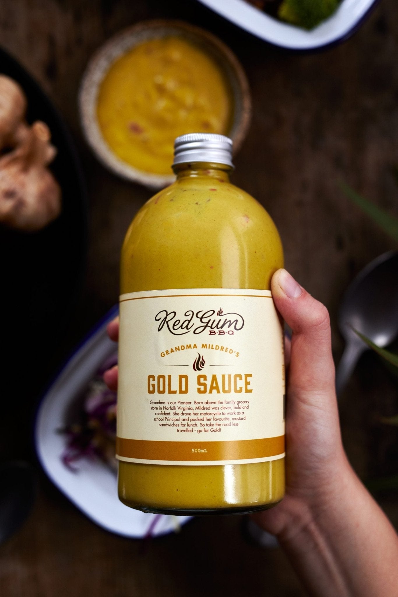 Red Gum BBQ Grandma Mildred’s Gold Sauce 280ml - Pure Apotheca