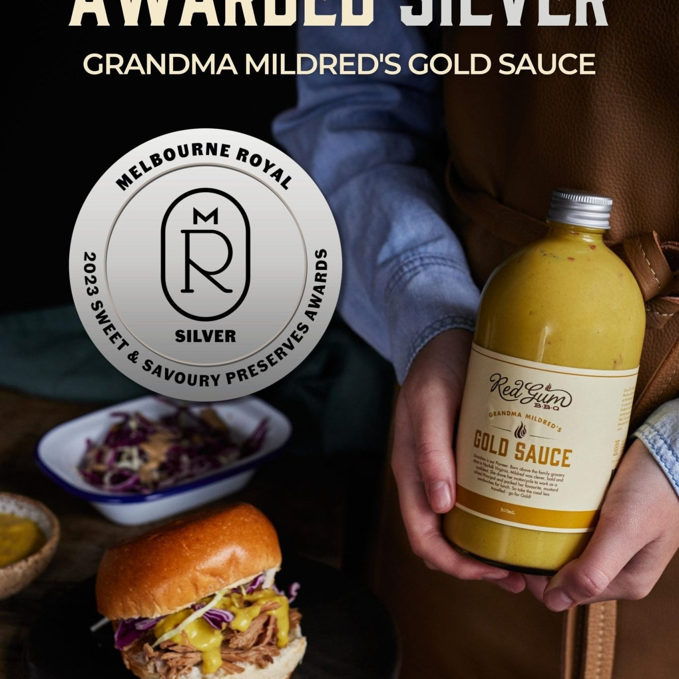 Red Gum BBQ Grandma Mildred’s Gold Sauce 280ml - Pure Apotheca