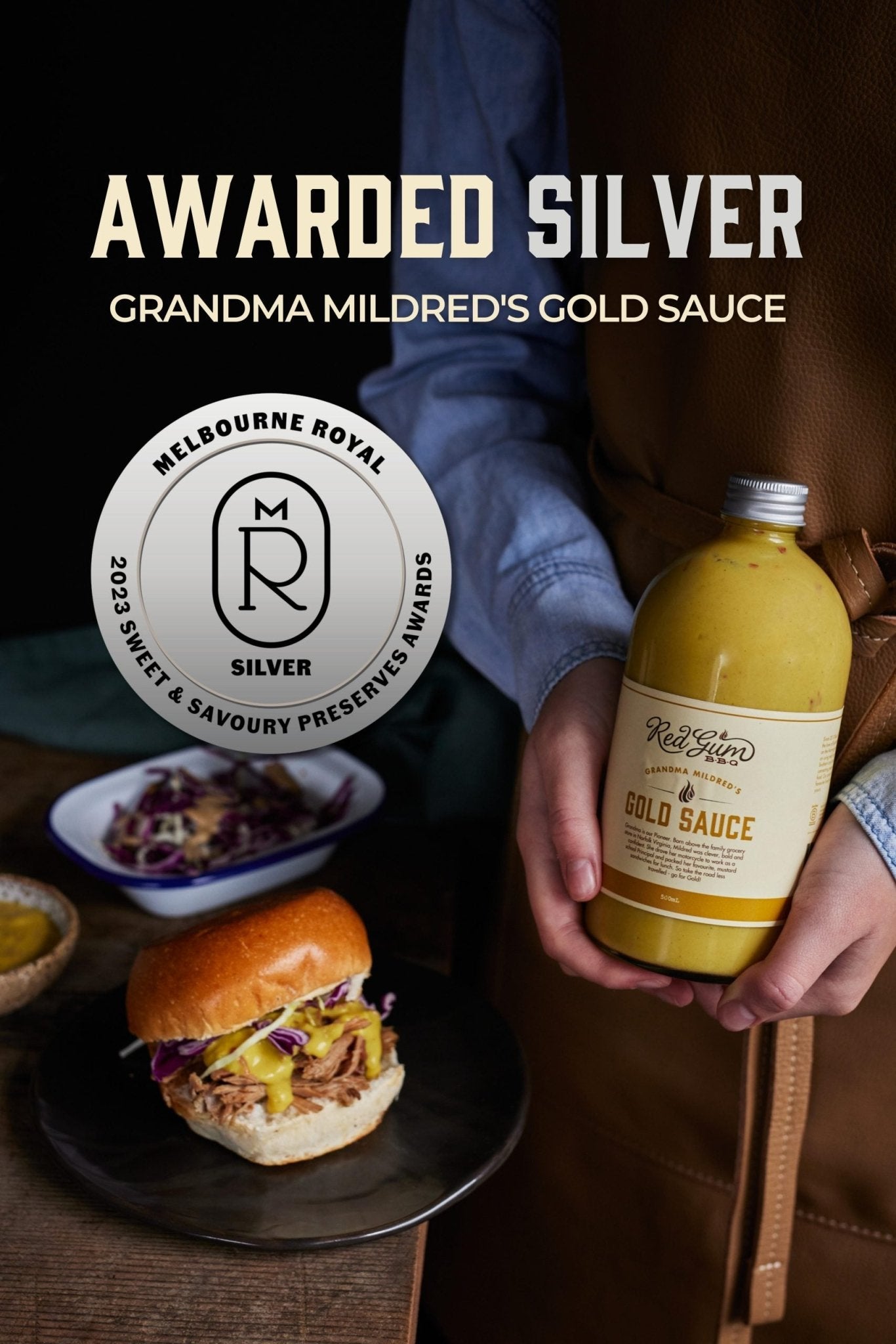 Red Gum BBQ Grandma Mildred’s Gold Sauce 280ml - Pure Apotheca