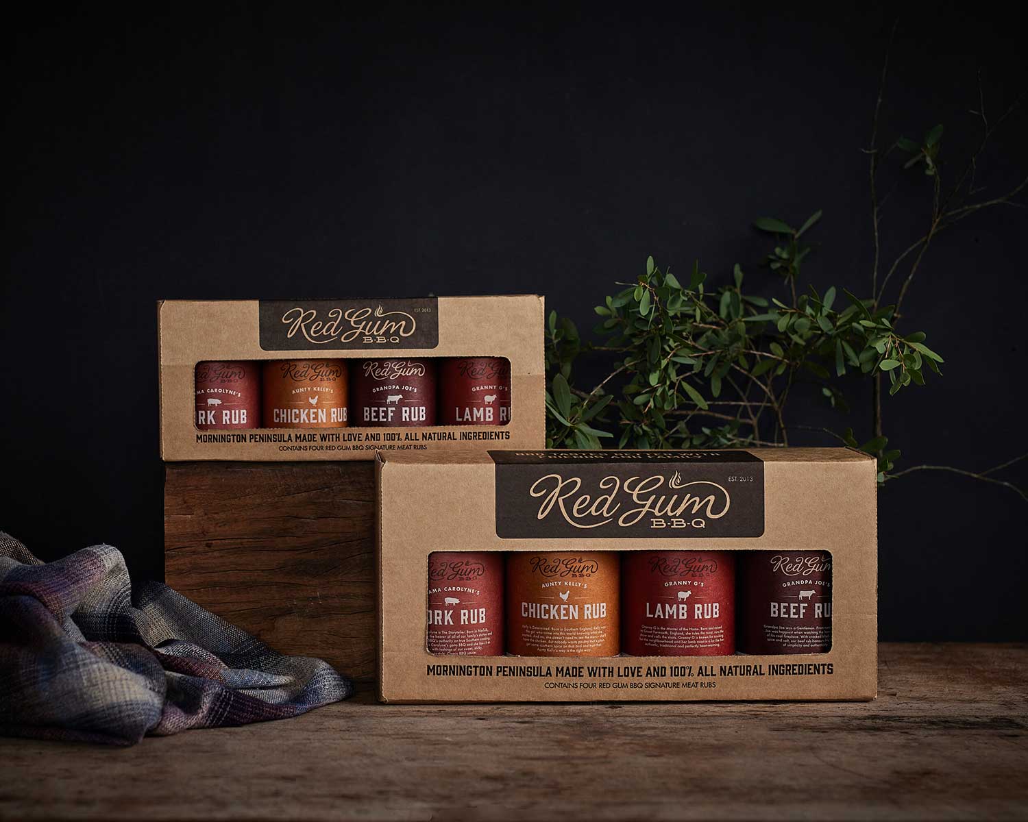 Red Gum BBQ Meat Rubs Gift Pack 410g - Pure Apotheca